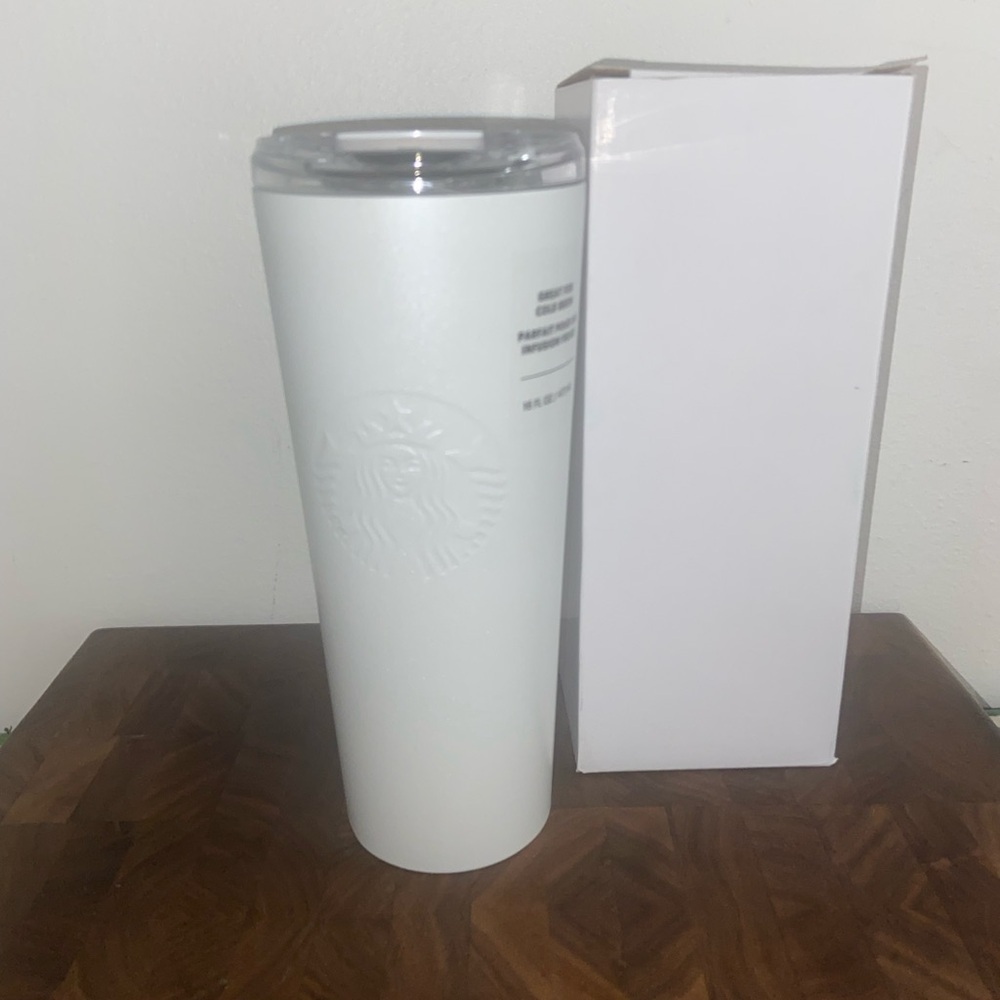 Starbucks pearl white tumbler